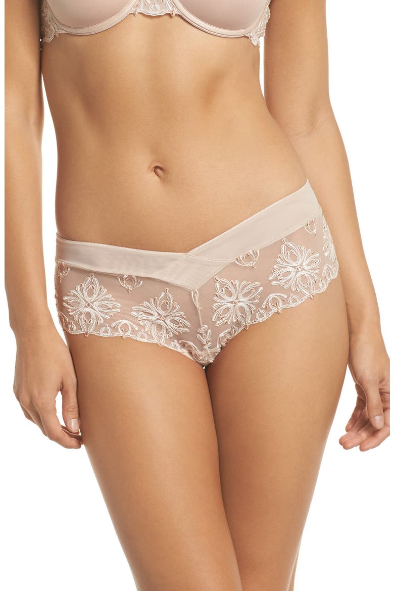 Champs-Élysées Hipster Panties, Main, color, CAPPUCCINO