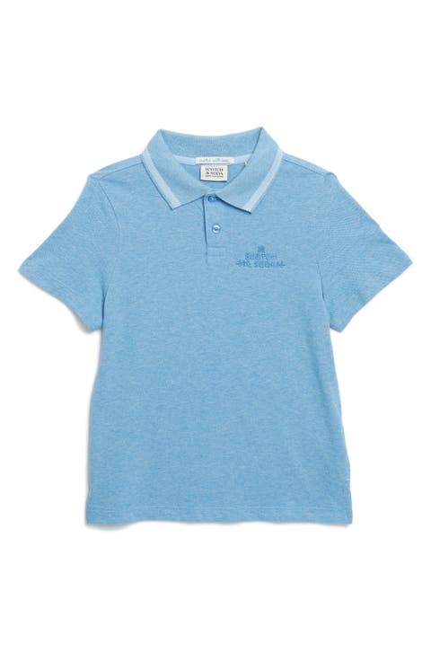 Kids' Heathered Cotton Piqué Polo (Little Kid & Big Kid)