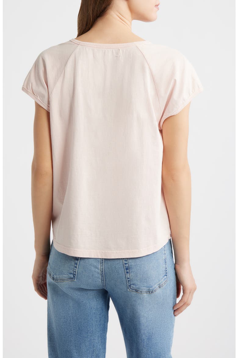 Crochet Detail Muscle T-Shirt, Alternate, color, PINK