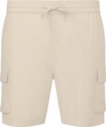 Onia Stretch Linen Blend Cargo Shorts