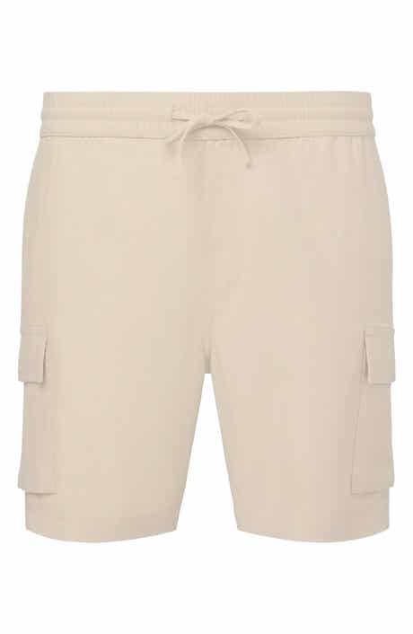 Onia Stretch Linen Blend Cargo Shorts