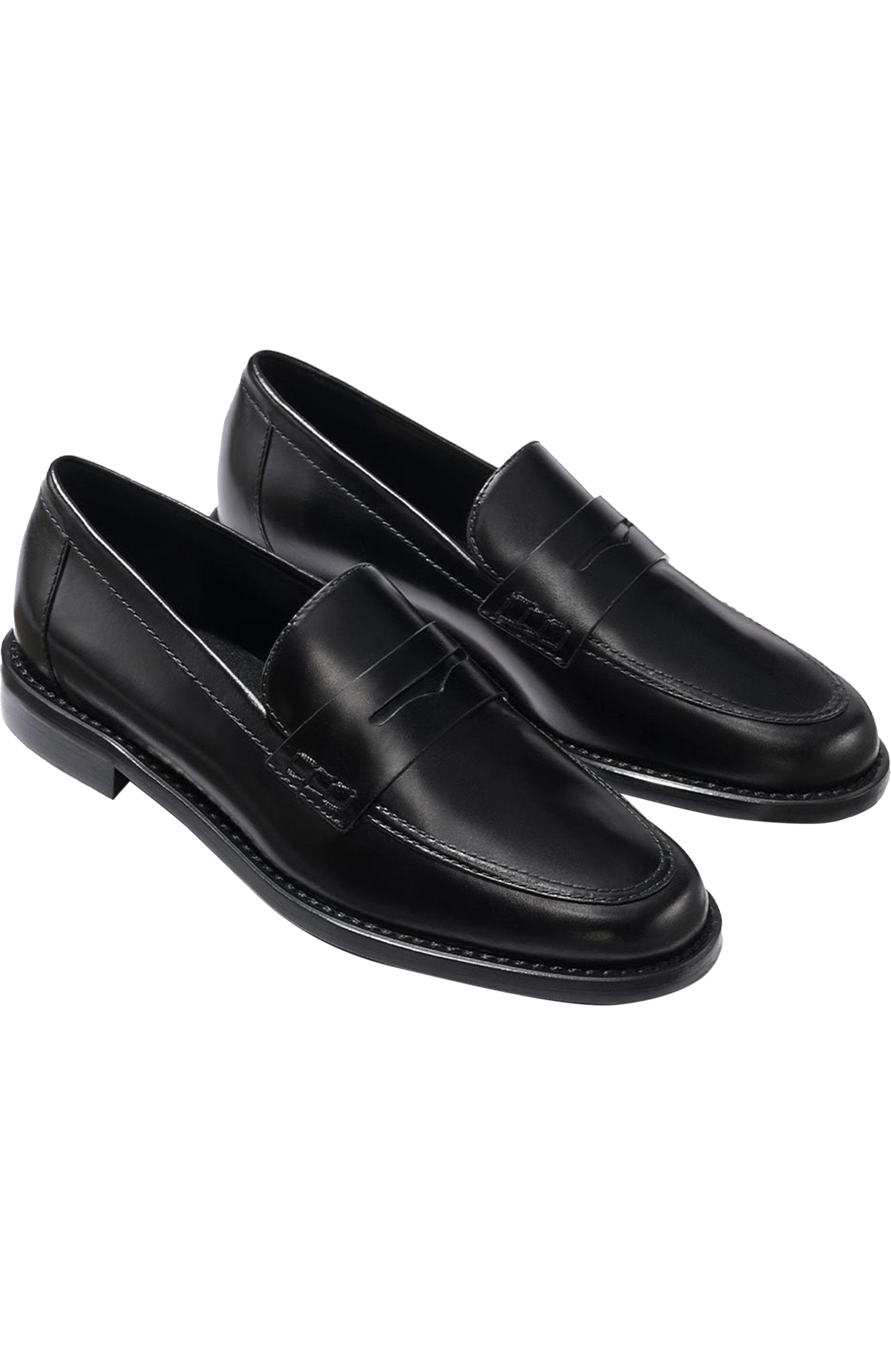 The Marlowe Loafer, Alternate, color, Black Calf