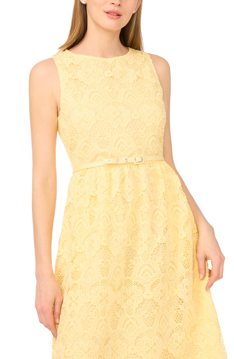 Ted Baker Meli Lace Sleeveless Maxi Dress, Alternate, color, Creamed Corn