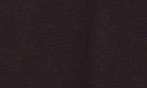 Vince Long Sleeve Cotton Knit Polo In Brown