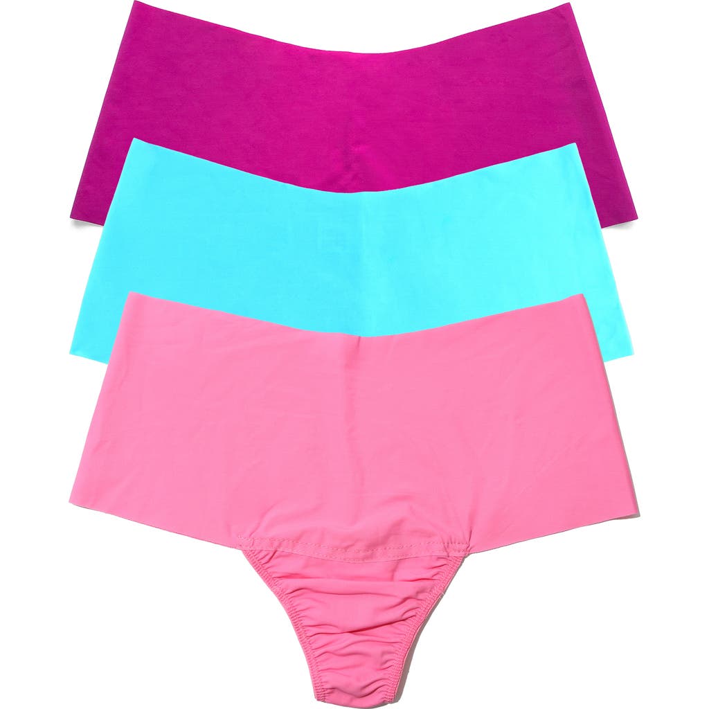 Hanky Panky Breathe Assorted 3-pack High Waist Thongs
