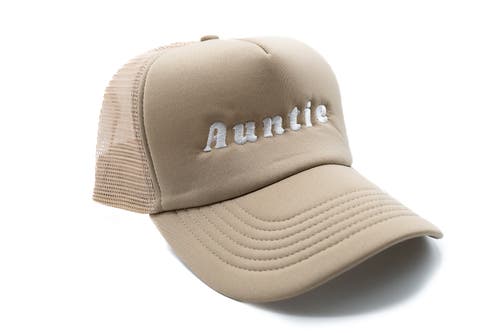 Rey To Z Auntie Foam Trucker Hat In Brown