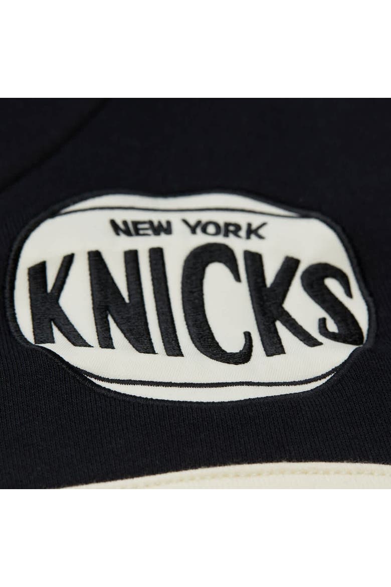 Men's Mitchell & Ness Olive/Black New York Knicks Double Clutch Head Coach Hoodie, Alternate, color, Olive