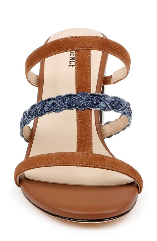 L Agence L'agence Heromin Slide Sandal In Cognac Suede