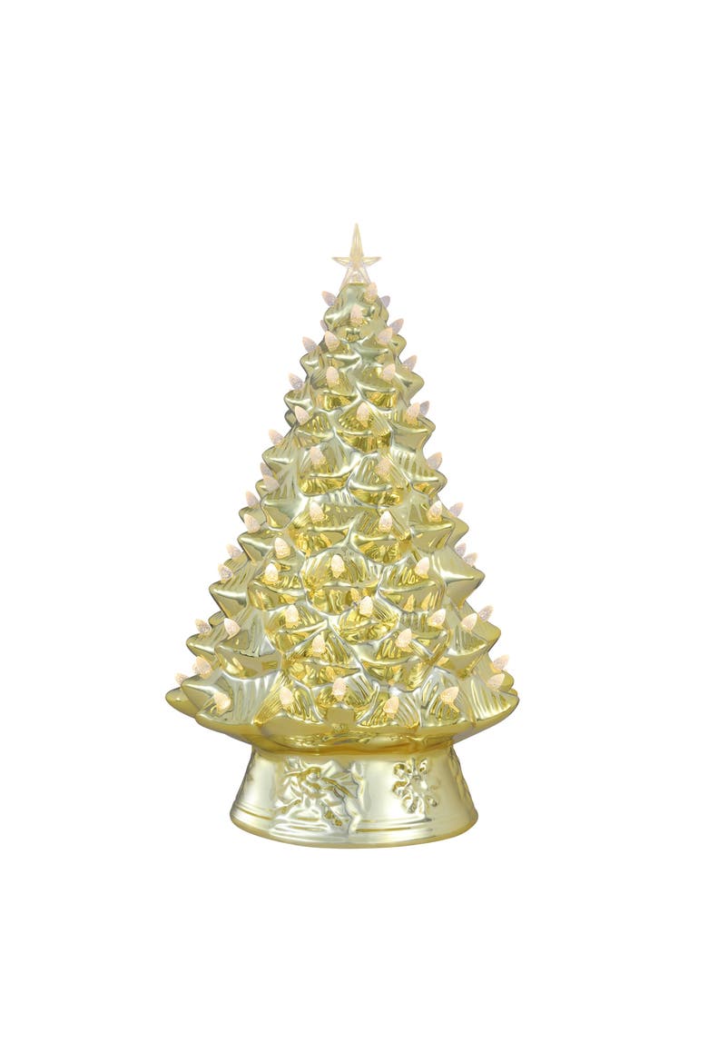 18 in. Nostalgic Ceramic Tree, Main, color, Gold