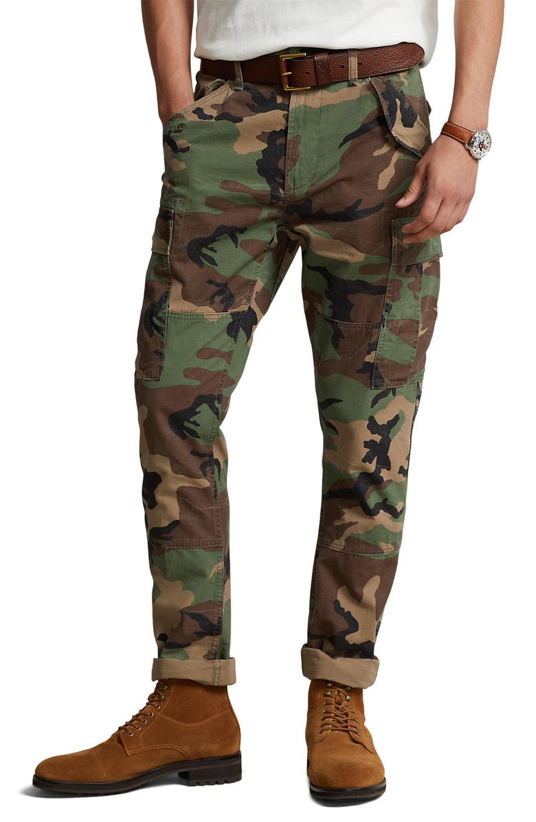 Polo Ralph Lauren Slub Canvas Cargo Pants, Main, color, 