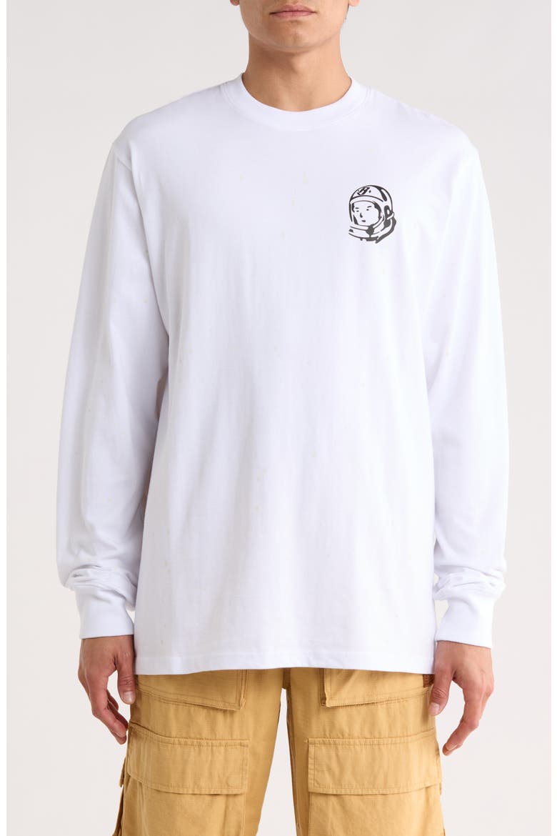BB Oblivion Helmet Head Long Sleeve Graphic T-Shirt, Main, color, WHITE