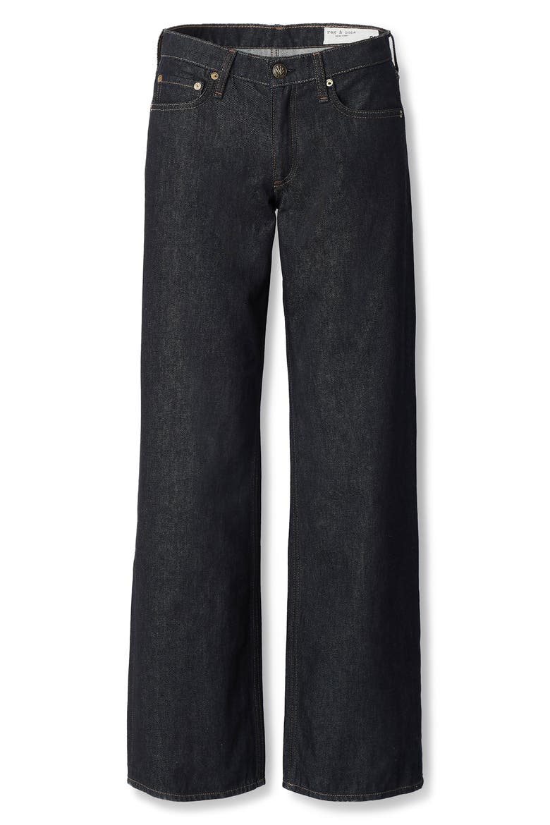 Cam Low Rise Relaxed Straight Jeans, Alternate, color, TWIRINSE