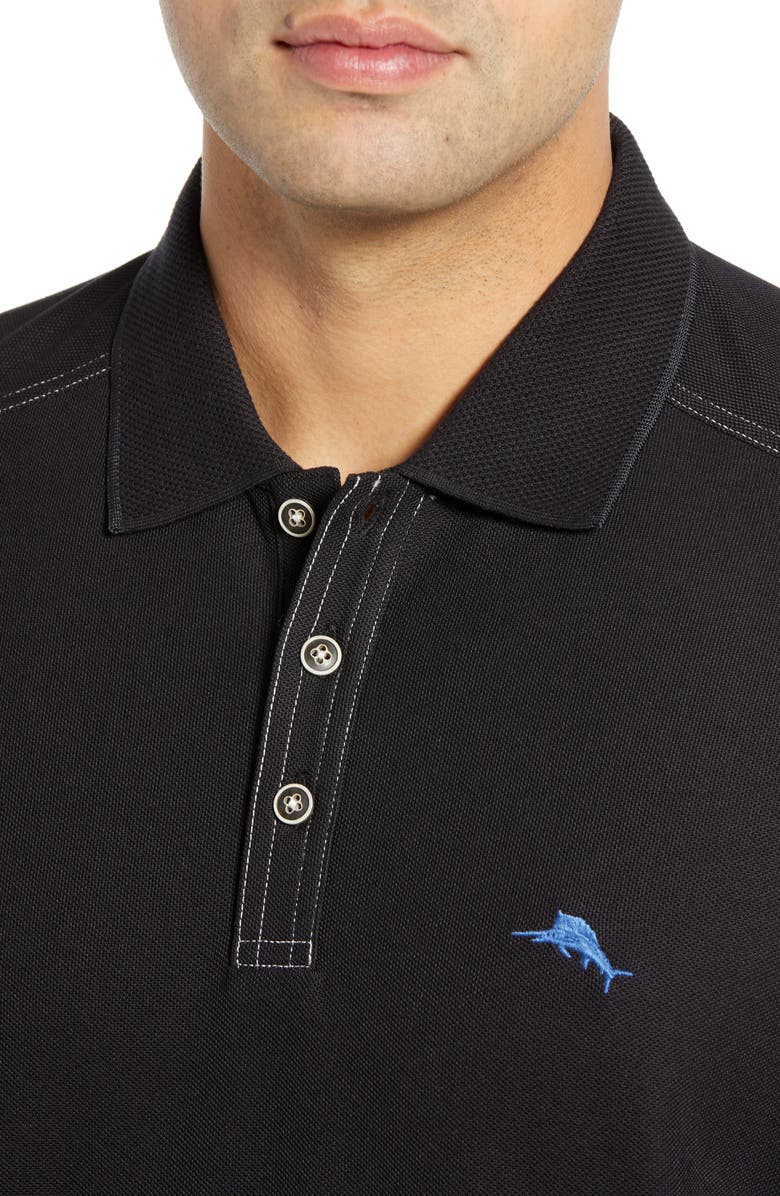 Tommy Bahama Emfielder 2.0 IslandZone<sup>®</sup> Performance Polo, Alternate, color, Black
