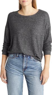 Lucky Brand Long Sleeve Cloud Jersey Top