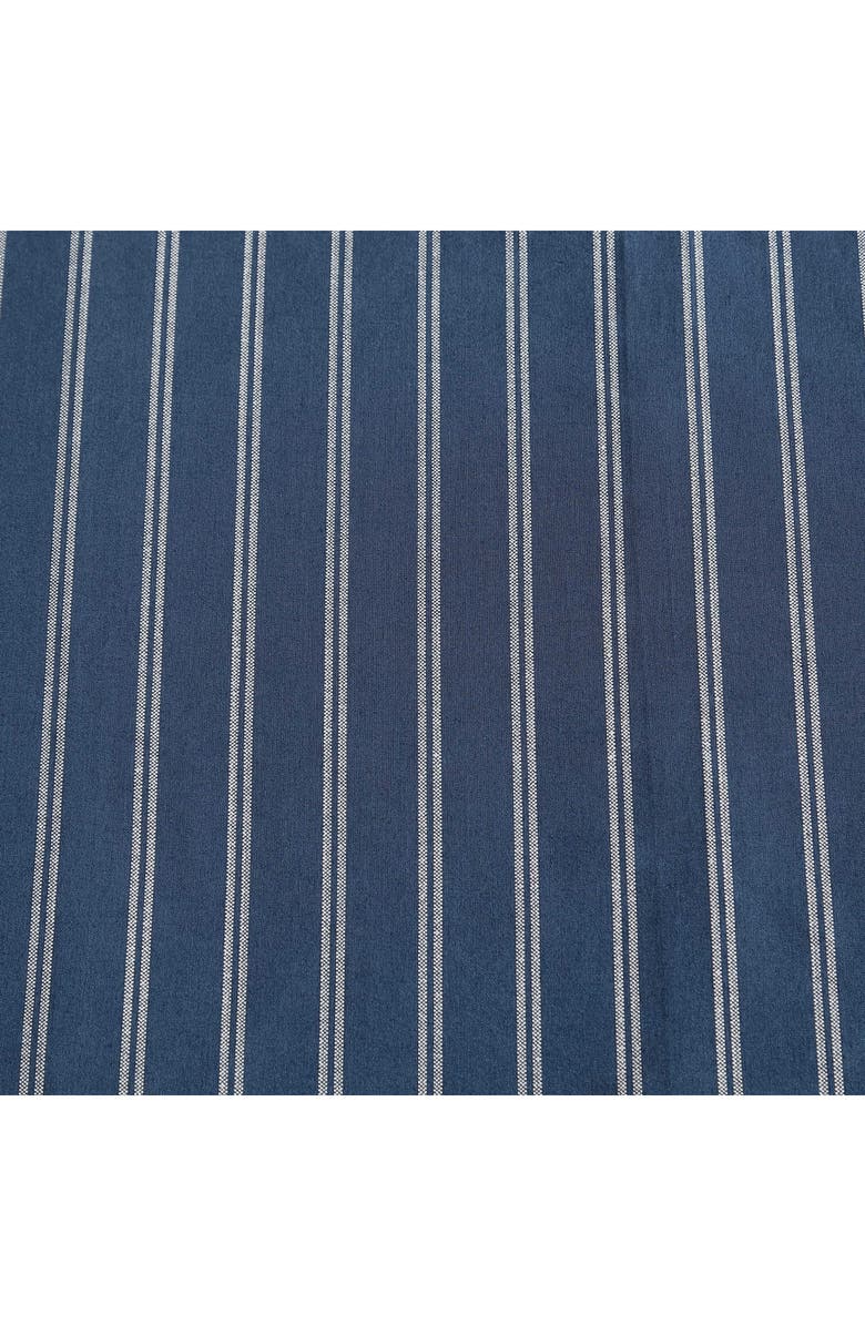 Nautica Richmond Stripe 200 Thread Count Cotton Percale Sheet Set, Alternate, color, Captains Blue