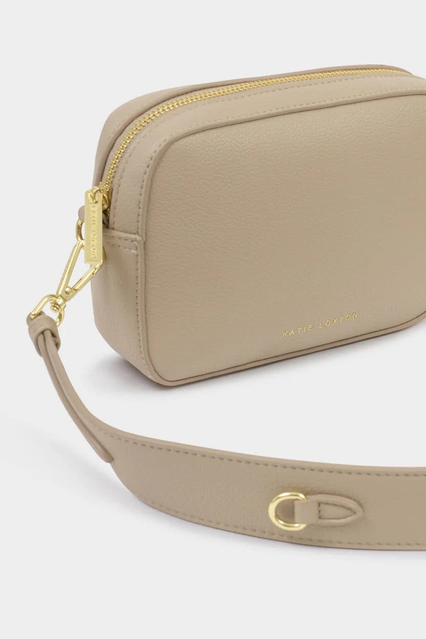Katie Loxton Avery Small Crossbody Bag in Light Taupe, Alternate, color, Light Taupe