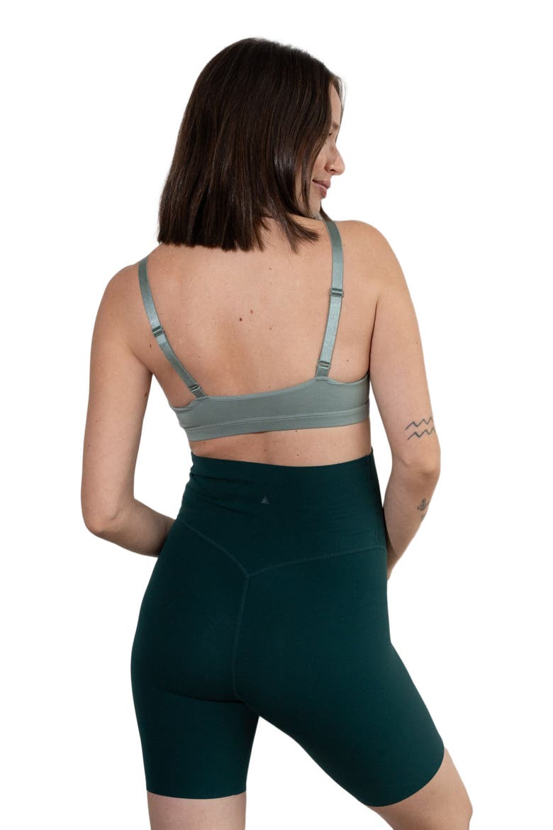 Vital Maternity Scoop Bralette, Alternate, color, Thyme