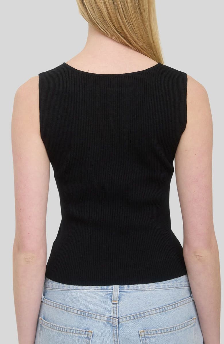 Blu Pepper Sleeveless Knit Top, Alternate, color, Black
