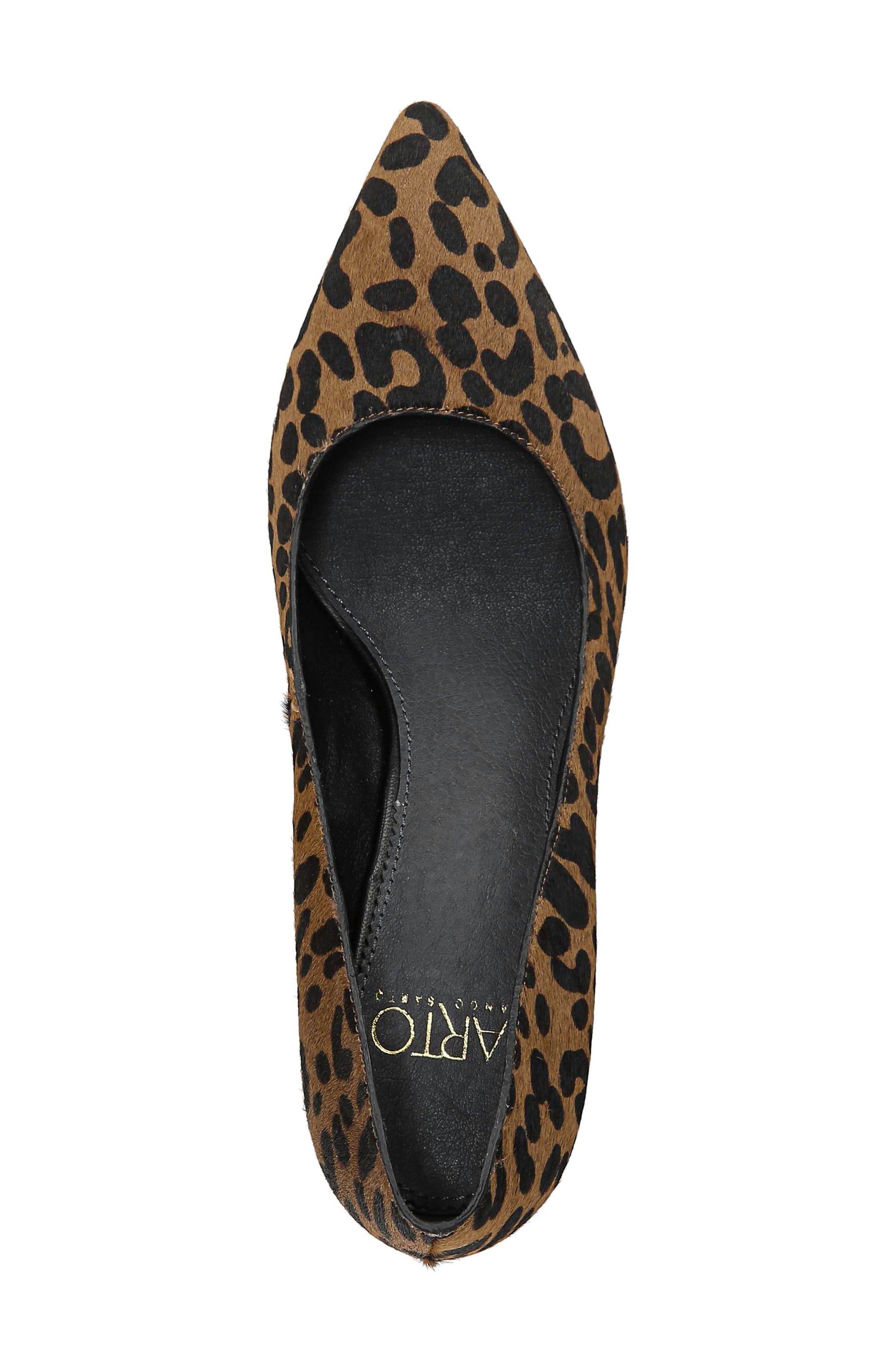 Sasha Pointy Toe Genuine Calf Hair Pump, Alternate, color, LEOPARD PRINT CALF HAIR