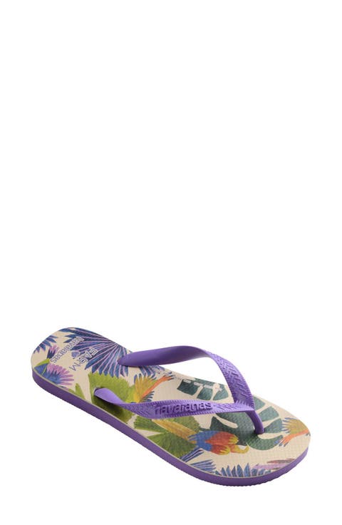 シューズ・サンダルその他 Women's Slim Violet Rubber Flip-Flops Violet Blossom Flip-Flops - Chill-Flops
