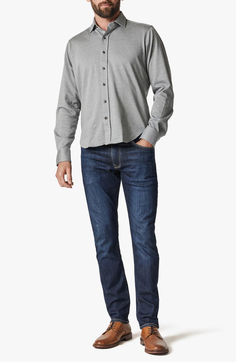 34 Heritage Structured Micropattern Button-Up Shirt, Alternate, color, 