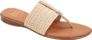 André Assous Nice Featherweight Woven Flip Flop