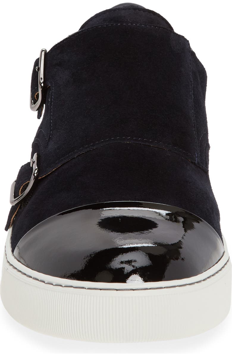 Lanvin Monk Strap Sneaker, Alternate, color,