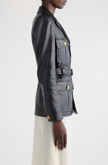 Chloé Belted Leather Jacket | Nordstrom