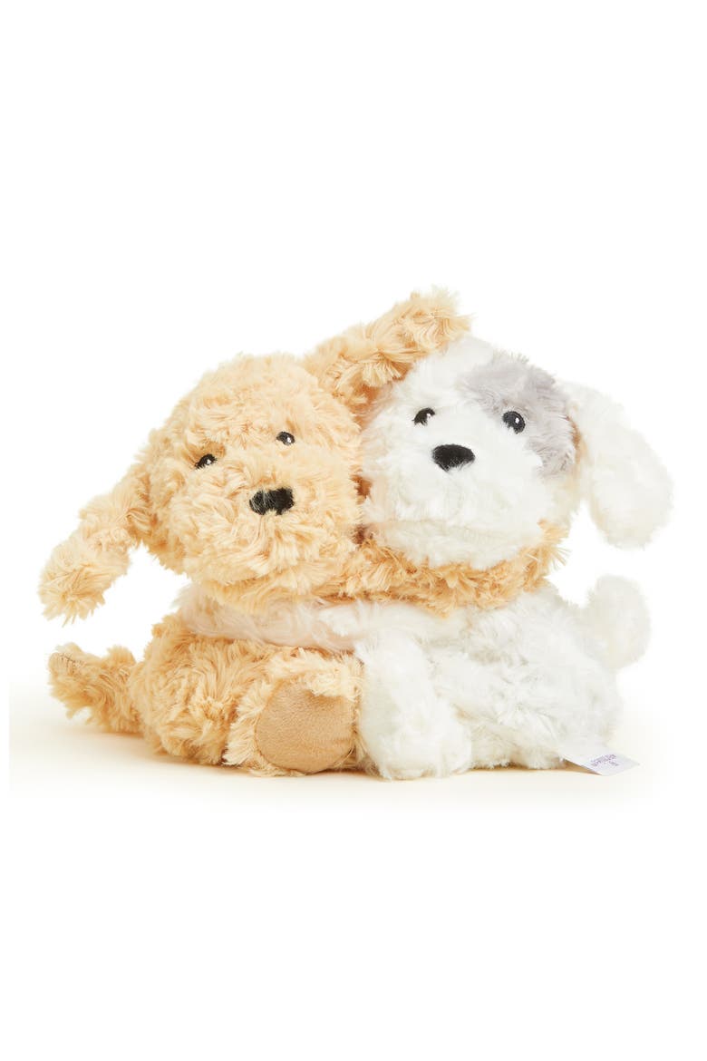 Puppy Hugs Plush Toy, Alternate, color, Brown/White