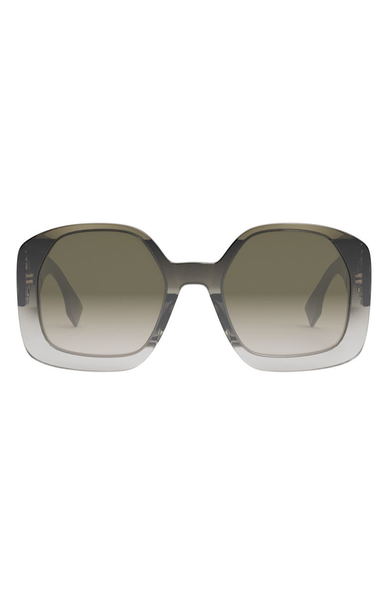 Fendi 'Fendi O'Lock 54mm Geometric Sunglasses, Main, color,