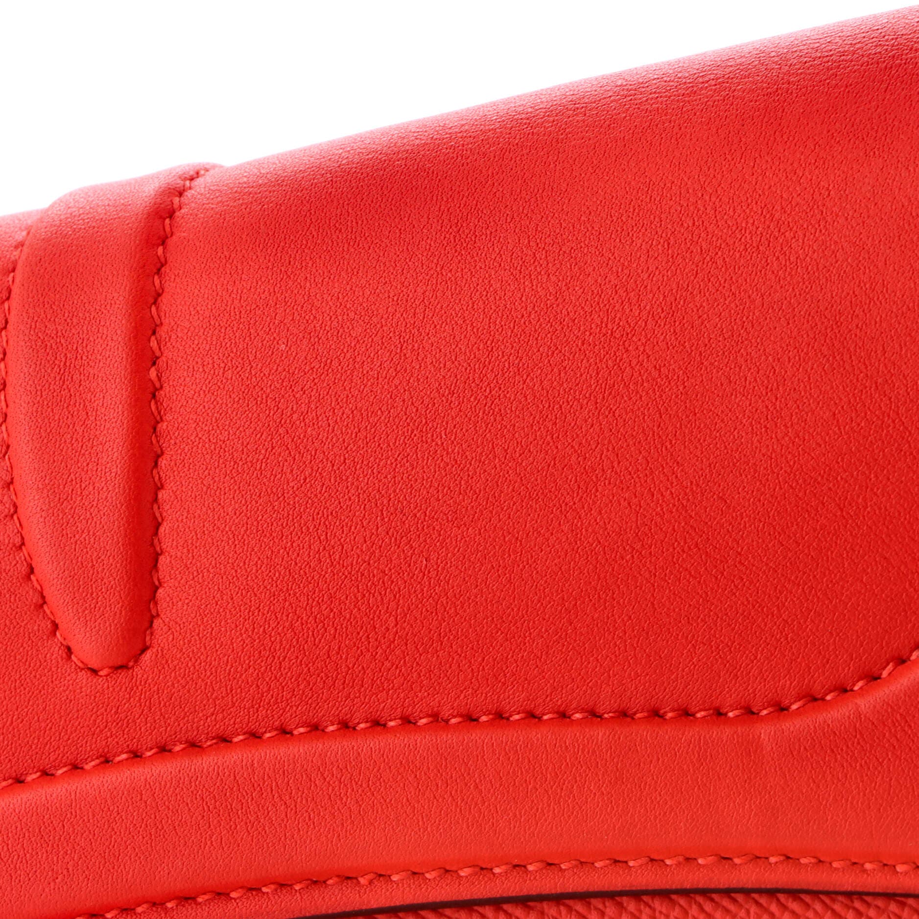 Pre-Owned Hermes Harnais Shoulder Bag Epsom and Swift, Alternate, color, Rouge Tomate