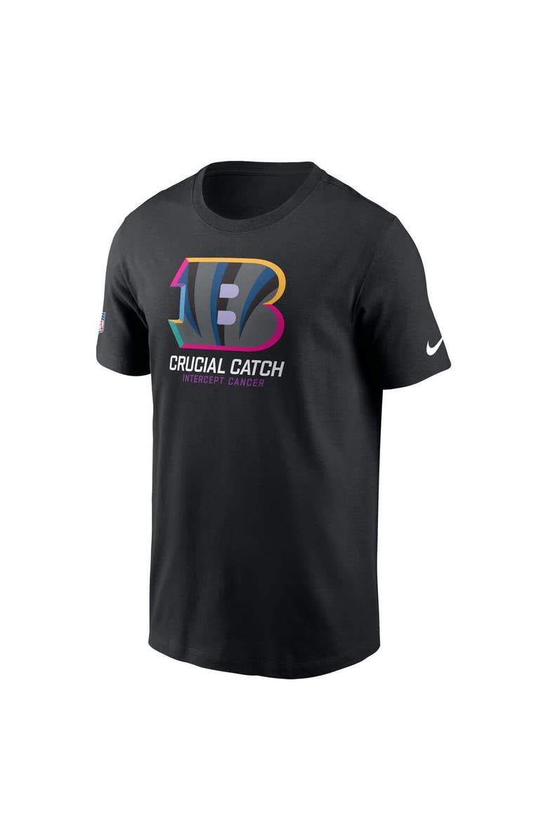 Nike Youth Nike  Black Cincinnati Bengals 2024 NFL Crucial Catch T-Shirt, Alternate, color, 