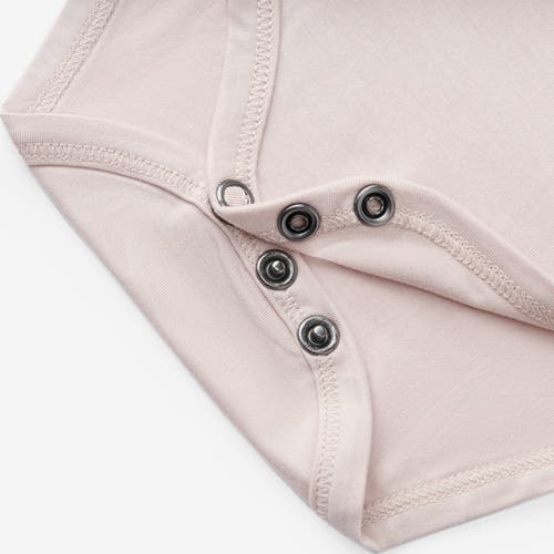 Milkbarn Luxe Solid Long Sleeve One Piece In Neutral