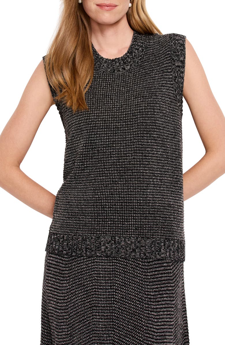 NIC+ZOE Pixel Sweater, Main, color, Neutral Multi