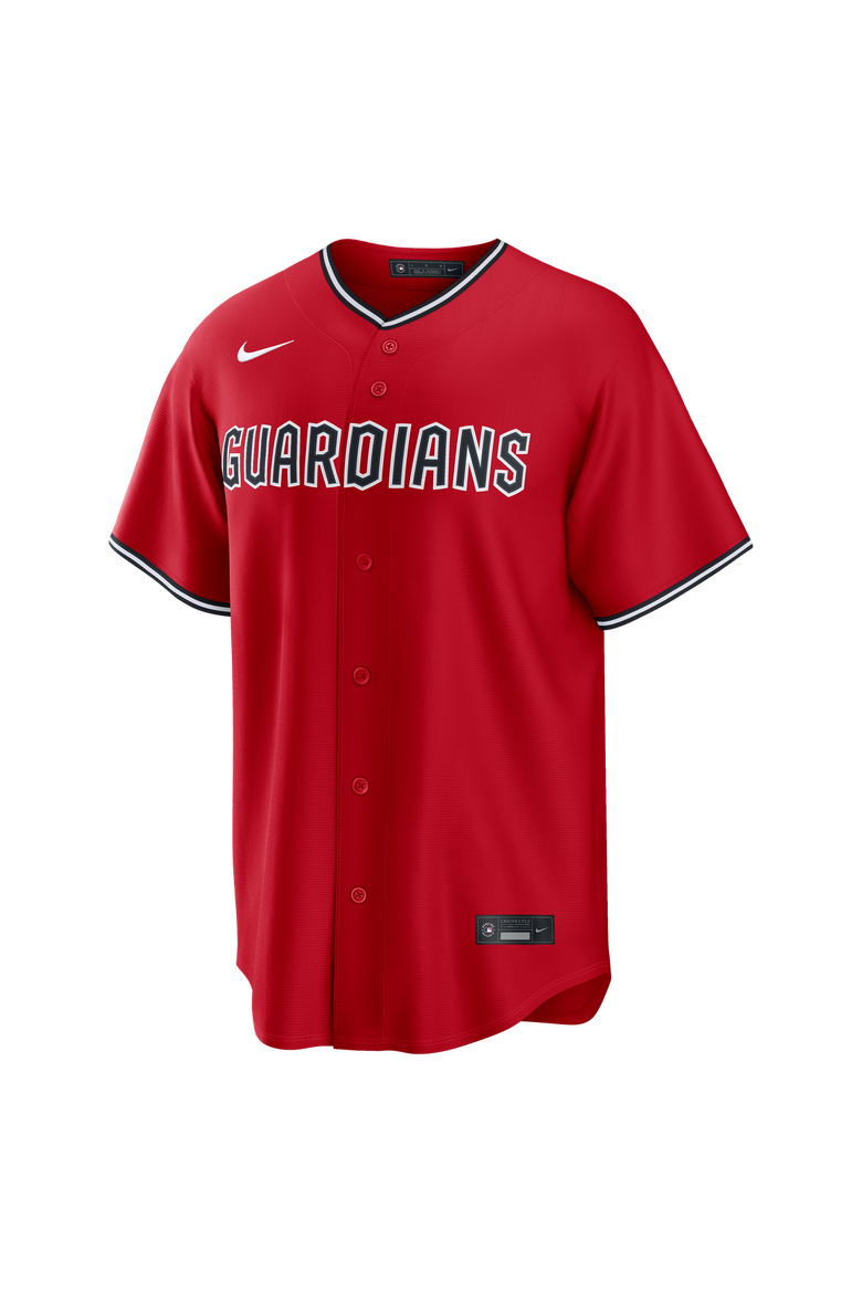 Men's Nike Travis Bazzana Red Cleveland Guardians Alternate Replica Jersey, Alternate, color, Red