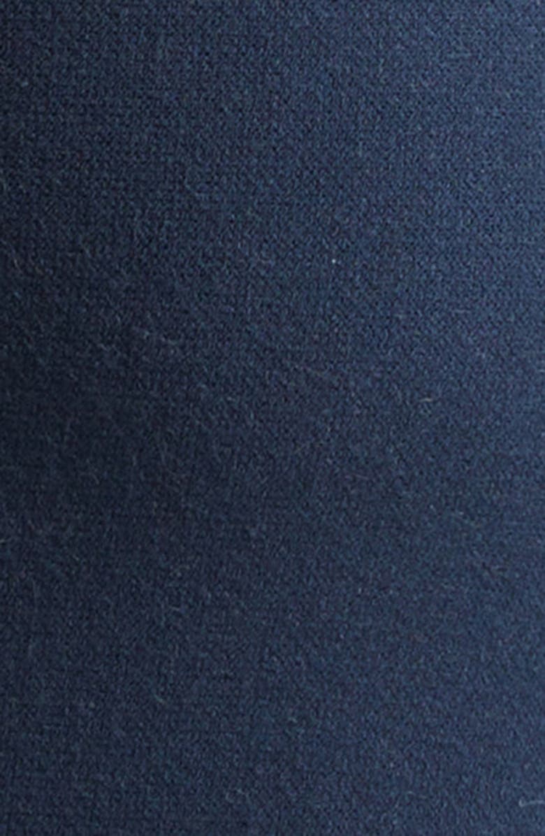 Erdem Floral Jacquard Trumpet Midi Skirt, Alternate, color, Navy