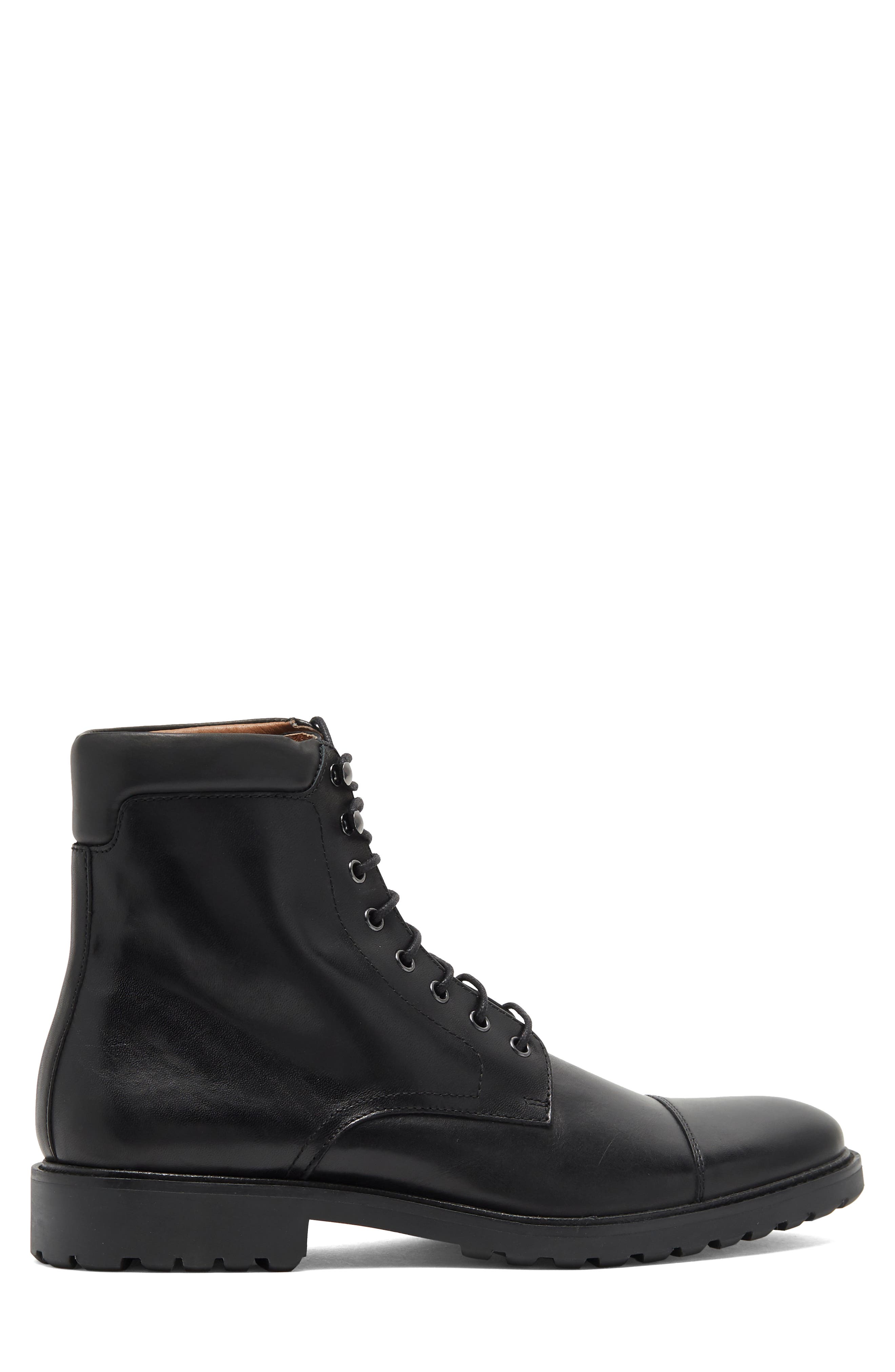 WINTHROP Oakridge Lug Sole Boot, Alternate, color, Black