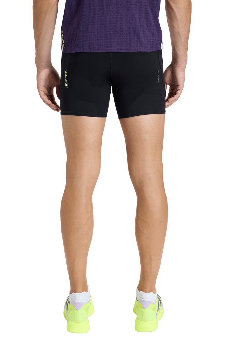 Adizero Short Performance Tight Shorts, Alternate, color, BLACK