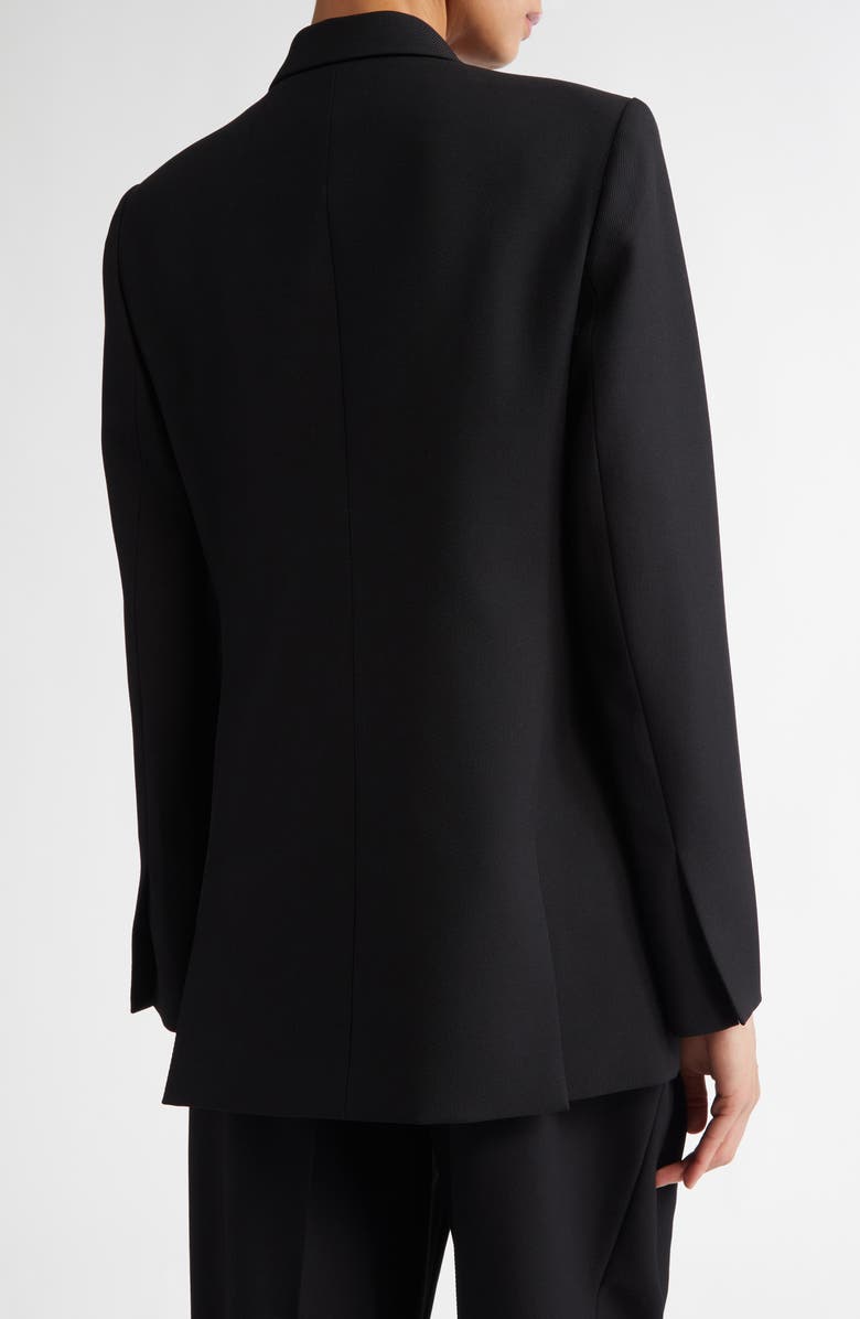 PARTOW Steph Double Breasted Virgin Wool Blazer, Alternate, color, Black