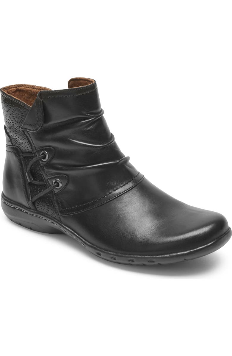 Rockport Cobb Hill Penfield Ruched Bootie, Main, color,