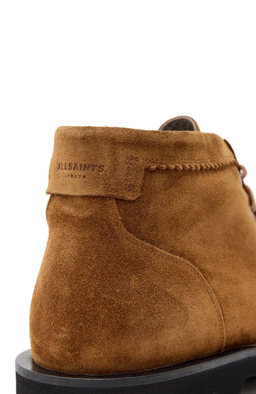 Allsaints Skiff Chukka Boot In Tan Brown