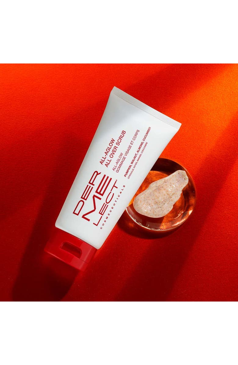 Dermelect ALL-AGLOW All Over Scrub, Alternate, color, White