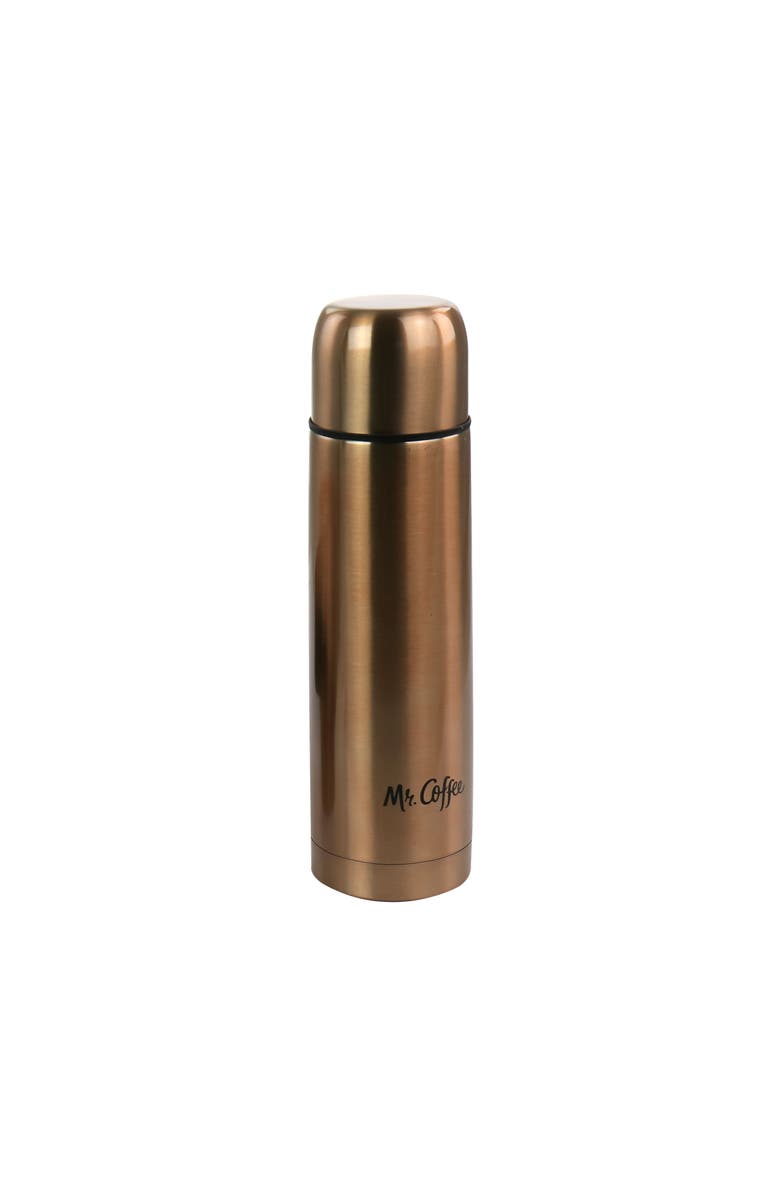 Mr. Coffee 2 Piece Thermal Bottle and Travel Mug, Alternate, color, Metallic Rust/Copper