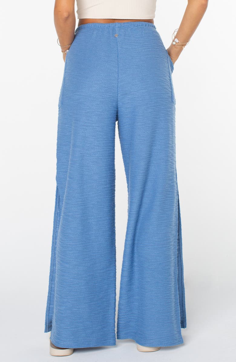 Roxy Beach Breeze Split Hem Pants, Alternate, color, Riviera
