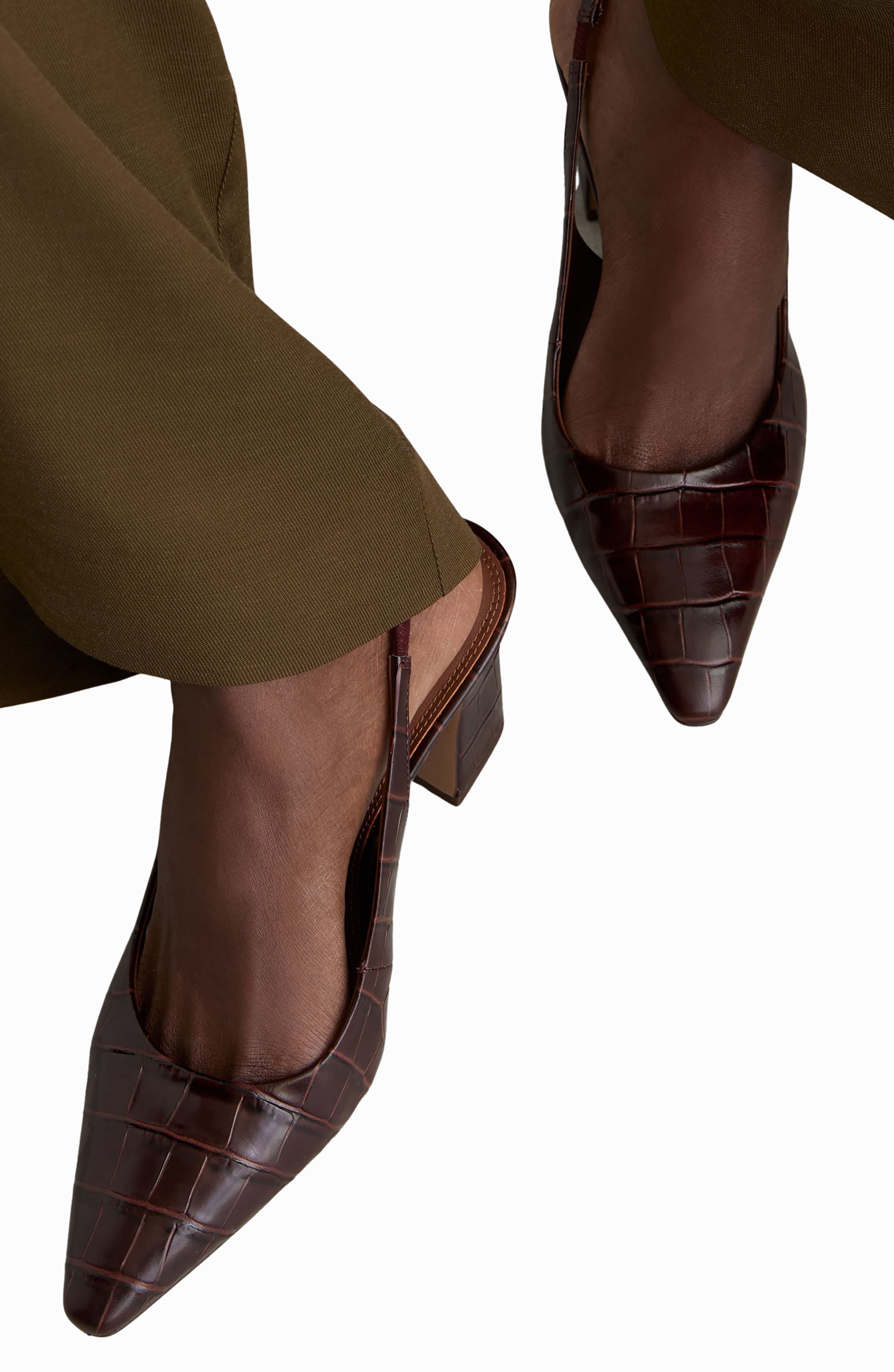 Lorena Slingback Pump, Alternate, color, BURGUNDY/ BURGUNDY