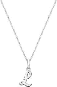 Tiny Blessings Sterling Silver Initial 12-14" Necklace