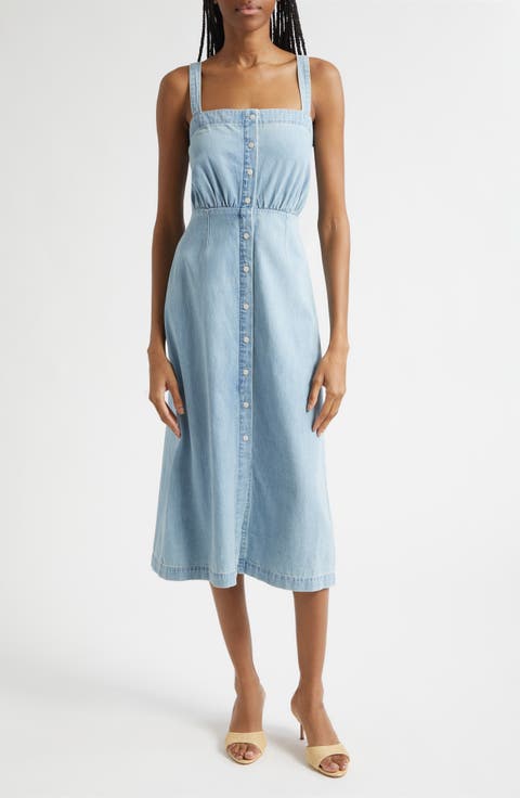Delondra Denim Sundress