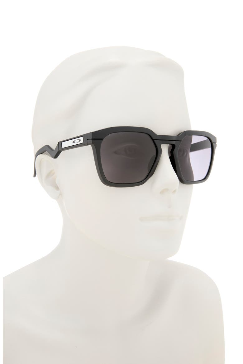 HSTN 54mm Square Sunglasses, Alternate, color, MATTE BLACK / PRIZM GREY