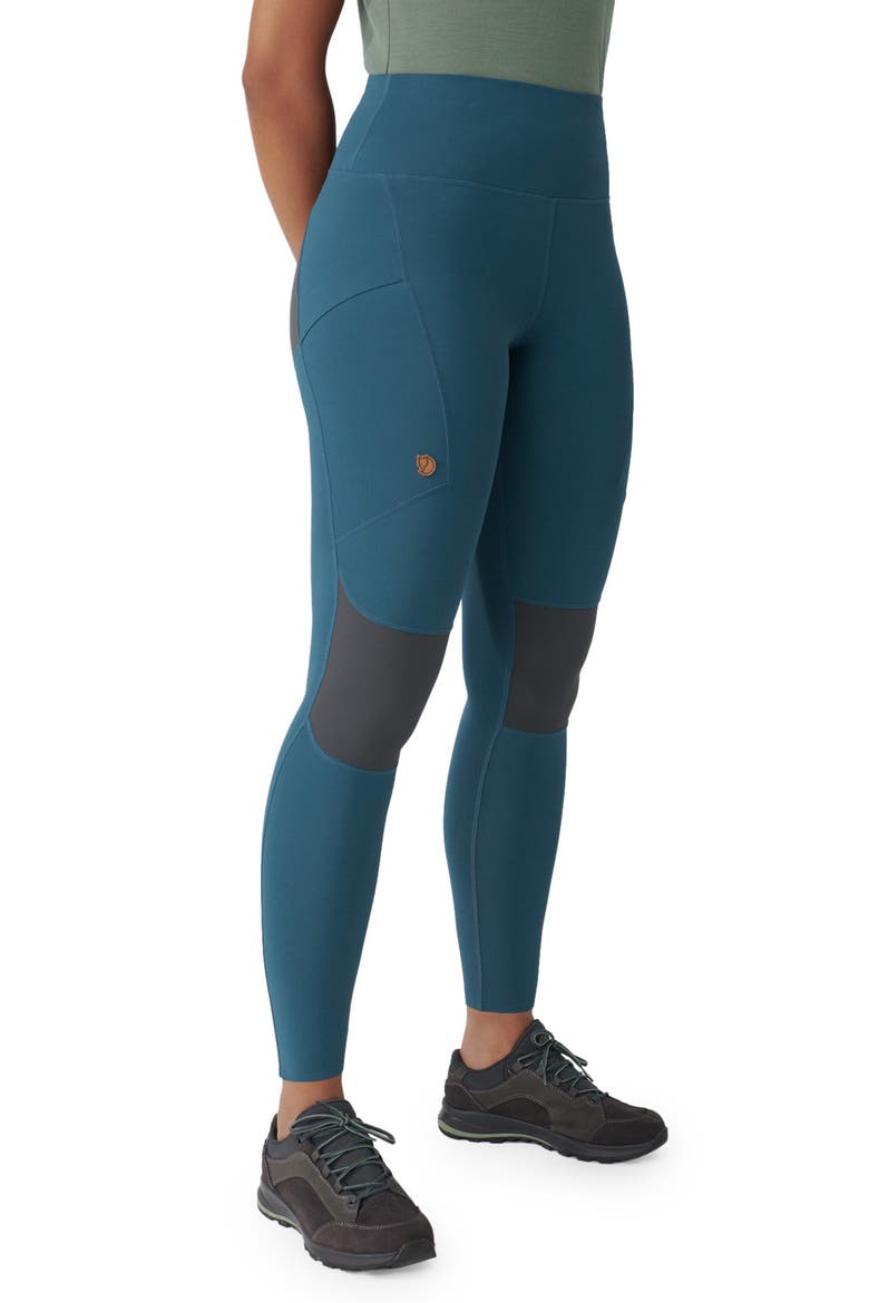 Women's Abisko Pro Trekking Tights, Main, color, INDIGO BLUE-IRON GREY
