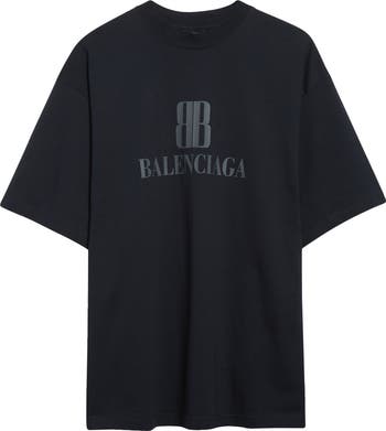 【BALENCIAGA】Nano BB T-shirt Medium Fit Tシャツ Balenciaga Medium Fit Nano BB Logo Graphic T-Shirt | Nordstrom